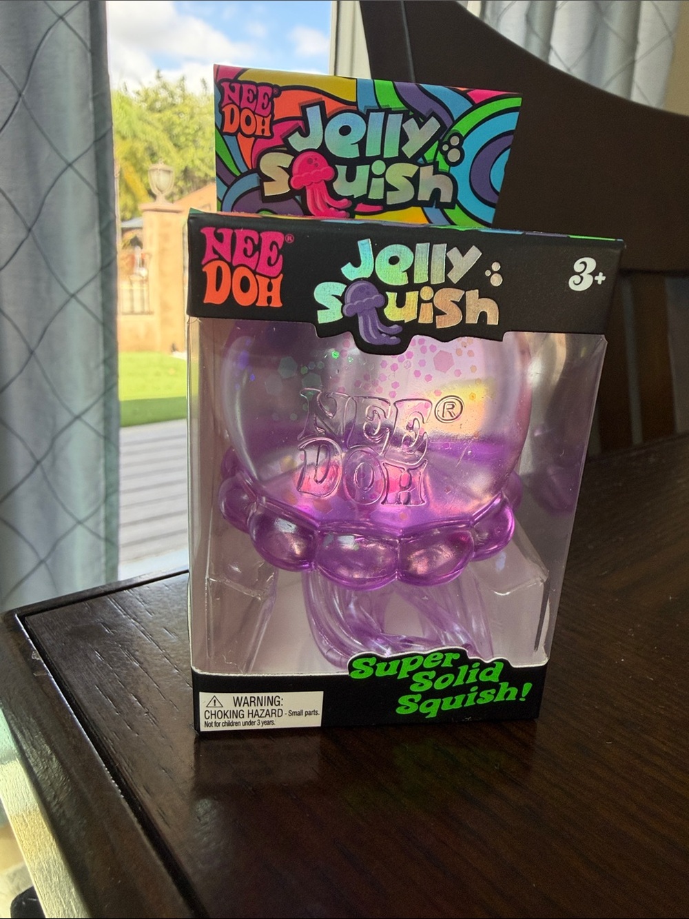 NIB NeeDoh JellySquish Purple